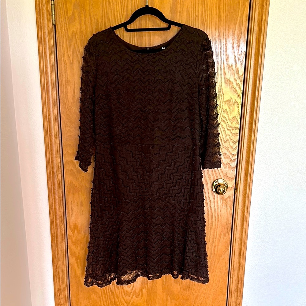 Wrangler Brown Lace Dress size Large